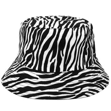 Load image into Gallery viewer, Bucket Hat - Zebra Skin