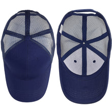 Load image into Gallery viewer, 6 Panel Trucker Hat - Navy