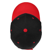 Load image into Gallery viewer, 12-Pack Baseball Dad Cap Velcro Strap Adjustable Size - Black/Red