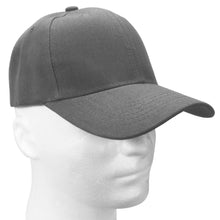 Load image into Gallery viewer, 12-Pack Baseball Dad Cap Velcro Strap Adjustable Size - Dark Gray