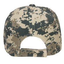 Load image into Gallery viewer, 12-Pack Baseball Dad Cap Velcro Strap Adjustable Size - Digital Camo
