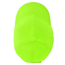 Load image into Gallery viewer, 12-Pack Baseball Dad Cap Velcro Strap Adjustable Size - Neon Green
