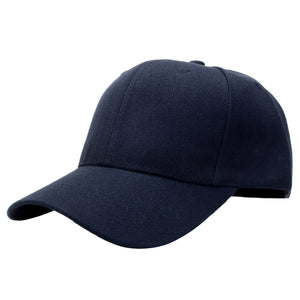12-Pack Baseball Dad Cap Velcro Strap Adjustable Size - Navy