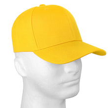 Load image into Gallery viewer, 12-Pack Baseball Dad Cap Velcro Strap Adjustable Size - Yellow