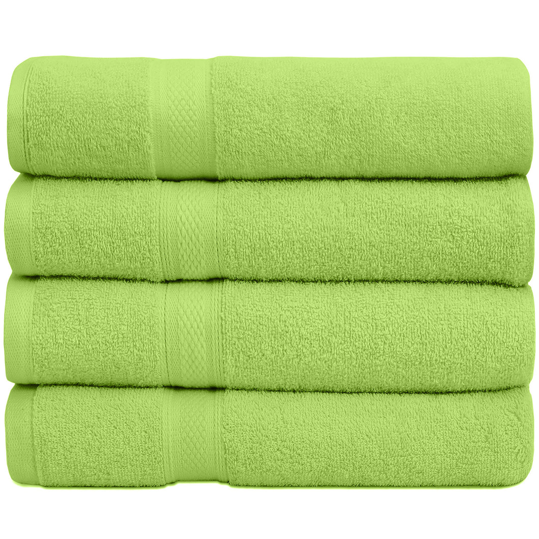 Falari 4-Pack Bath Towel 27x54 - Green