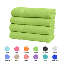 Load image into Gallery viewer, Falari 4-Pack Bath Towel 27x54 - Green