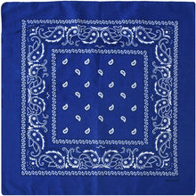 Load image into Gallery viewer, 12-Pack Bandana Headband - Royal Blue