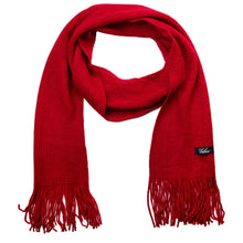 Load image into Gallery viewer, Men Solid Knitted Winter Scarf - Red