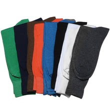 Load image into Gallery viewer, Falari Men 8 Pairs Colorful Solid Novelty Crazy Combed Casual Dress Socks 931