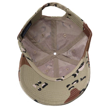 Load image into Gallery viewer, Classic Baseball Cap Soft Cotton Adjustable Size - Desert Camouflage