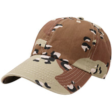Load image into Gallery viewer, Classic Baseball Cap Soft Cotton Adjustable Size - Desert Camouflage