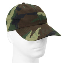 Load image into Gallery viewer, Classic Baseball Cap Soft Cotton Adjustable Size - Woodland Camouflage