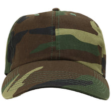 Load image into Gallery viewer, Classic Baseball Cap Soft Cotton Adjustable Size - Woodland Camouflage
