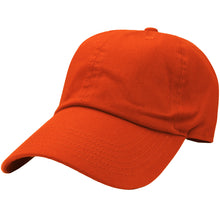 Load image into Gallery viewer, Classic Baseball Cap Soft Cotton Adjustable Size - Orange