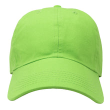Load image into Gallery viewer, Classic Baseball Cap Soft Cotton Adjustable Size - Light Green