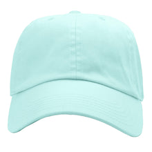 Load image into Gallery viewer, Classic Baseball Cap Soft Cotton Adjustable Size - Aqua Blue