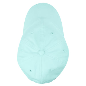 Classic Baseball Cap Soft Cotton Adjustable Size - Aqua Blue
