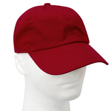 Load image into Gallery viewer, Classic Baseball Cap Soft Cotton Adjustable Size - Wine