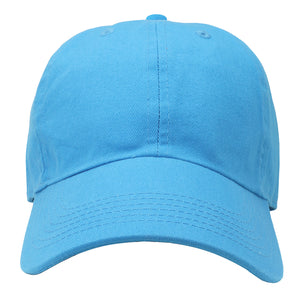 Classic Baseball Cap Soft Cotton Adjustable Size - Turquoise