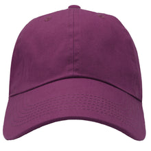 Load image into Gallery viewer, Classic Baseball Cap Soft Cotton Adjustable Size - Mulberry