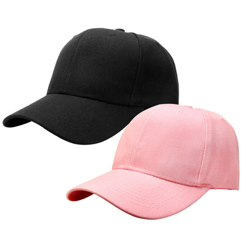 2-Pack Baseball Dad Cap Adjustable Size Perfect for Running Workouts and Outdoor Activities