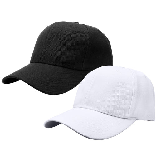 2-Pack Baseball Dad Cap Adjustable Size Perfect for Running Workouts and Outdoor Activities