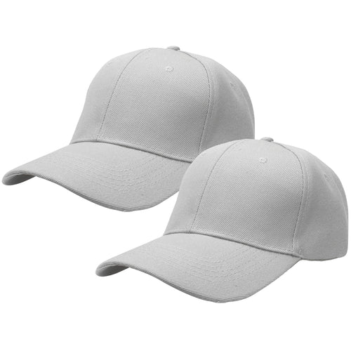 2-Pack Baseball Dad Cap Adjustable Size Perfect for Running Workouts and Outdoor Activities