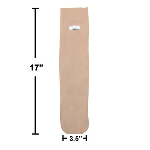 6 Pairs Women Trouser Socks Stretchy Spandex Opaque Knee High